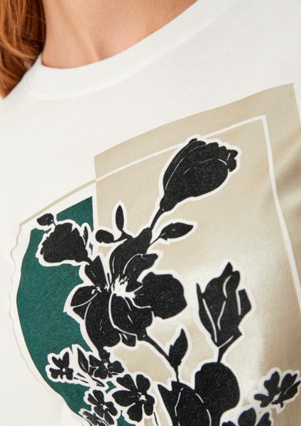 Damen Shirts & Tops | Langarmshirt mit Frontprint - MU32927