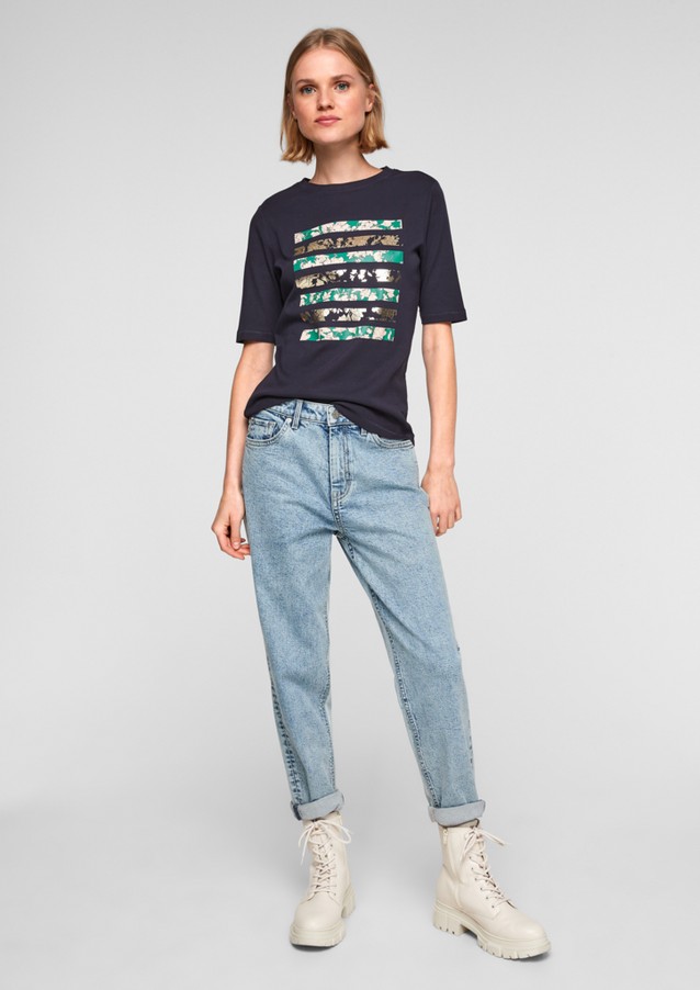 Damen Shirts & Tops | T-Shirt mit Frontprint - ON46030