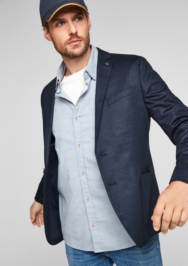 Men Tailored jackets & waistcoats | Slim: tracksuit blazer - BW36940