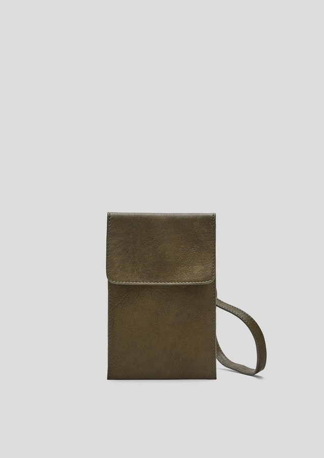 Women Bags & wallets | Smartphone pouch in genuine leather - JO70850