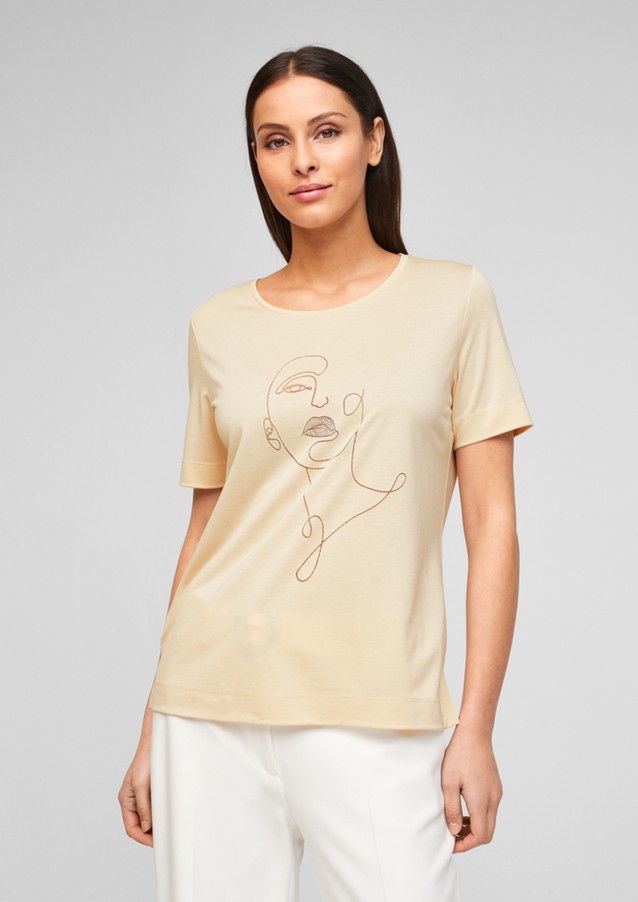 Damen Shirts & Tops | Jerseyshirt mit Grafik-Print - PZ37167