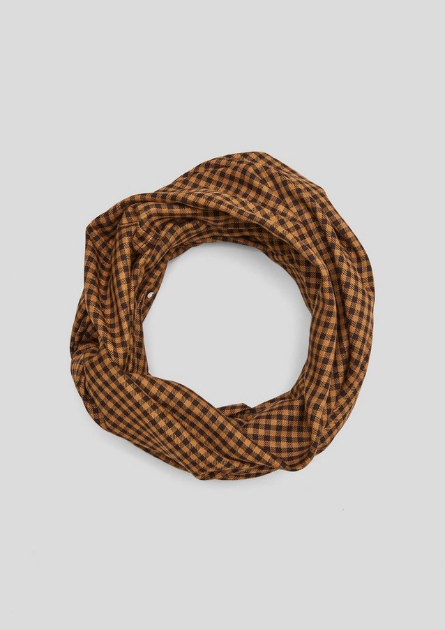 Women Scarves | Snood with a check pattern - AS92251