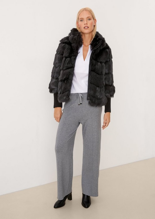 Women Jackets | Fashionable imitation fur jacket - BR07593
