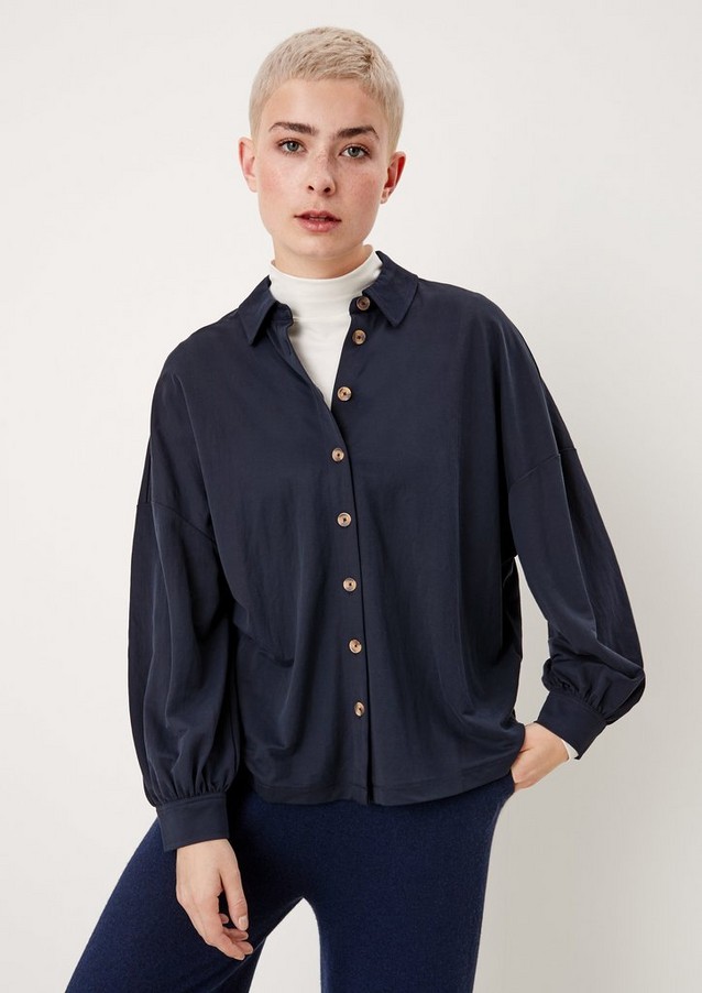 Damen Shirts & Tops | Bluse aus Viskosemix - EV05786
