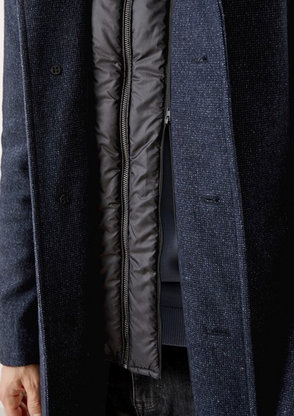 Herren Jacken & Mäntel | Hochwertiger Mantel aus Wollmix - WA06182