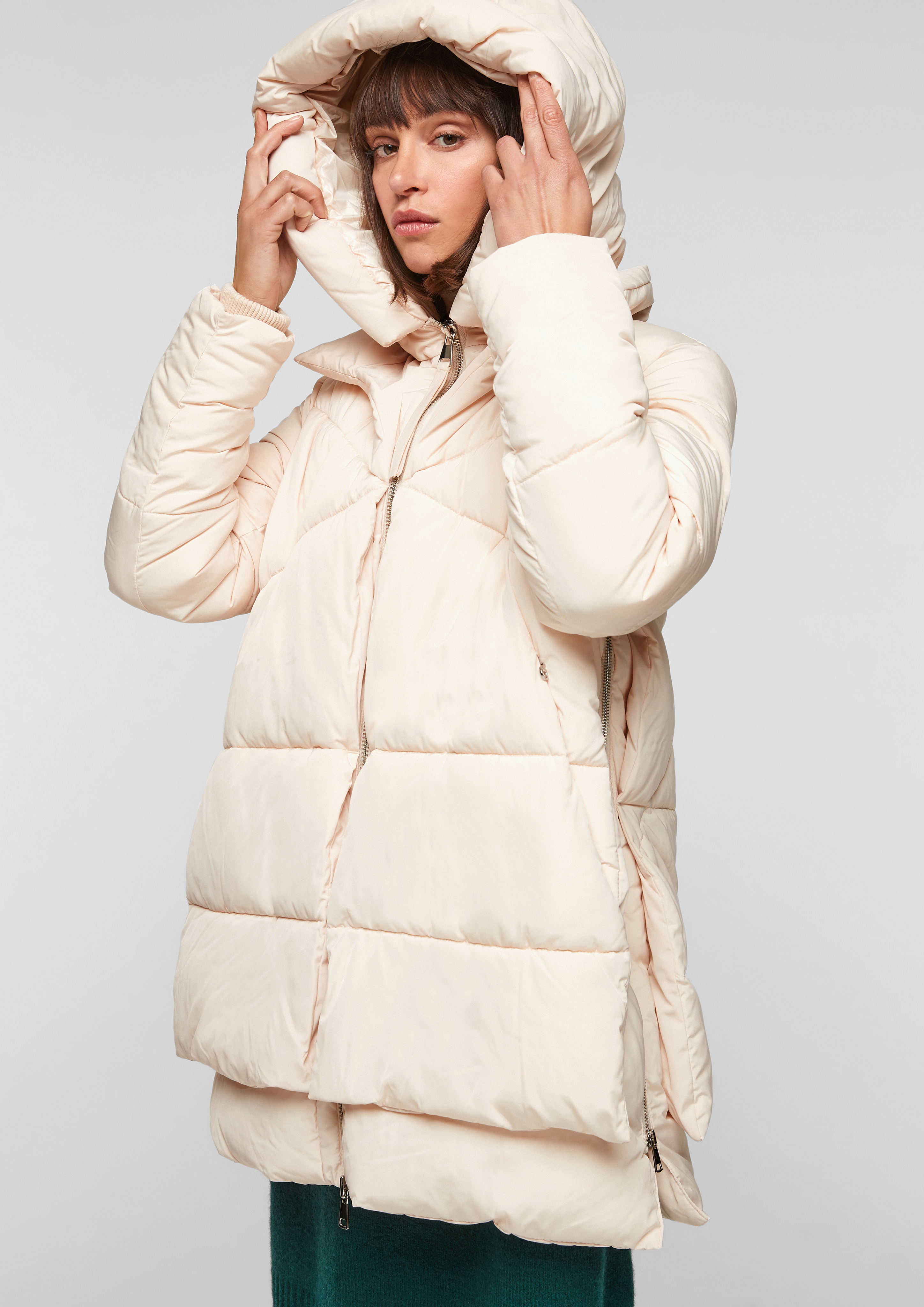 Oliver Damen Steppmantel S Oliver Steppmantel Beige S Oliver