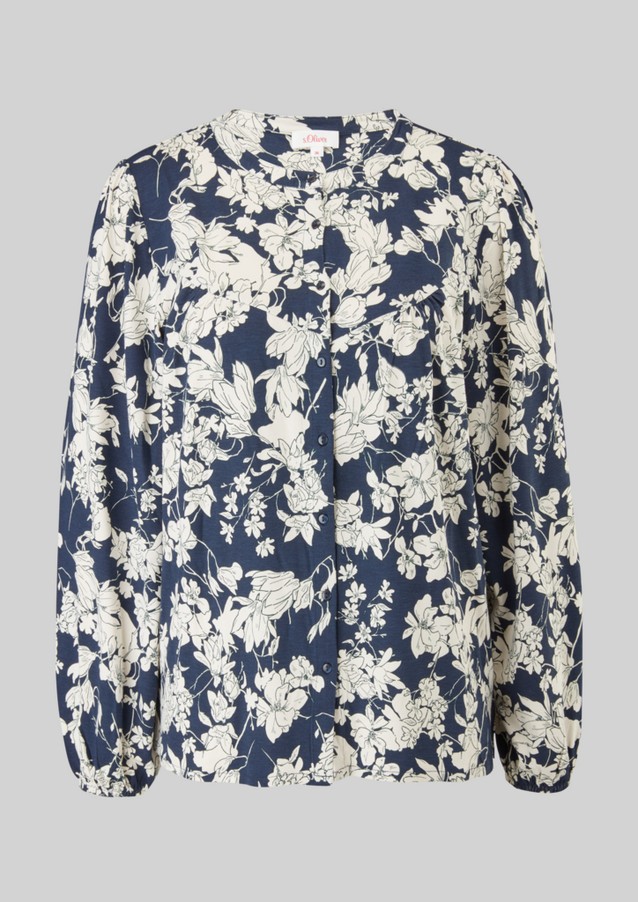 Damen Shirts & Tops | Langarmshirt mit Blumenmuster - MA28953