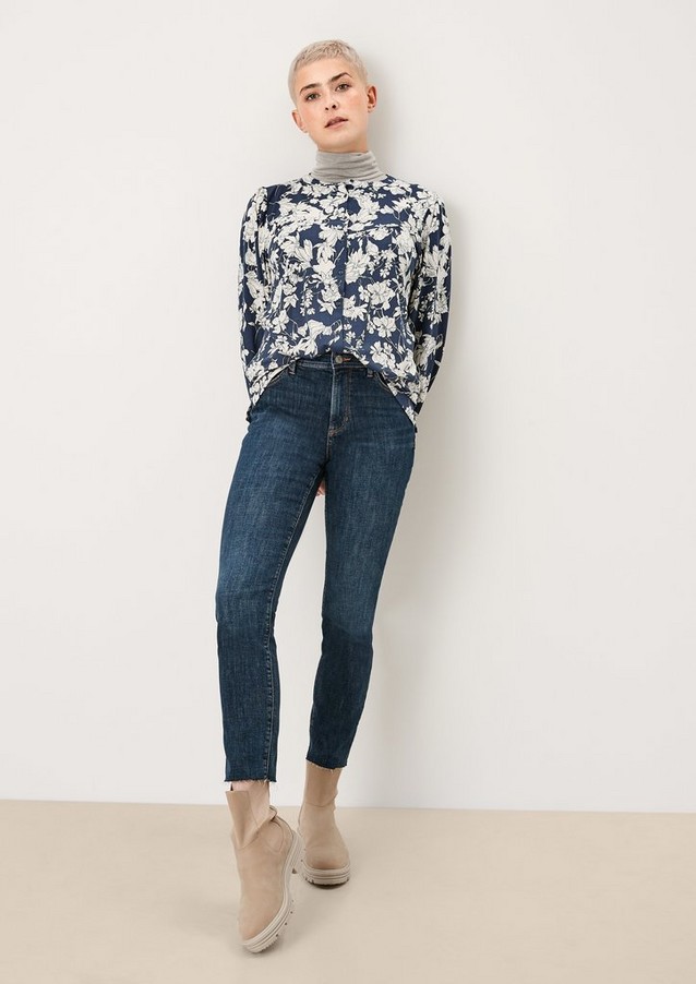 Femmes Shirts & tops | Haut à manches longues et motif à fleurs - GT22985