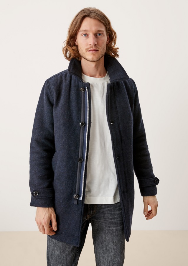 Men Jackets & coats | Short wool blend coat - OH78363