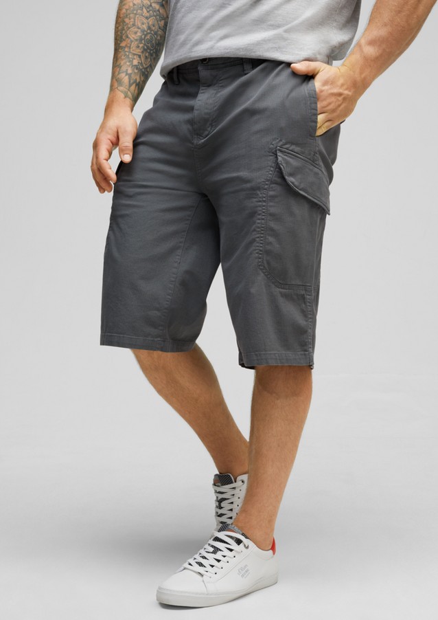 Men Big Sizes | Relaxed: Bermudas with a textured finish - RF72950