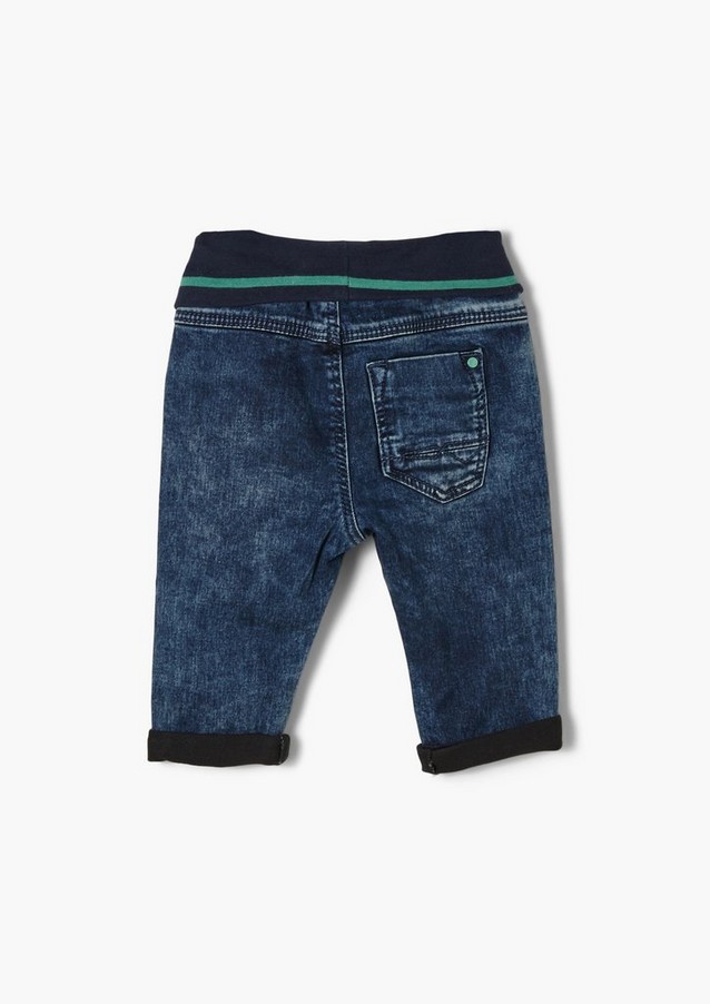 Junior Jungen (Größen 50-92) | Jeans mit Umschlagbund - NA30445