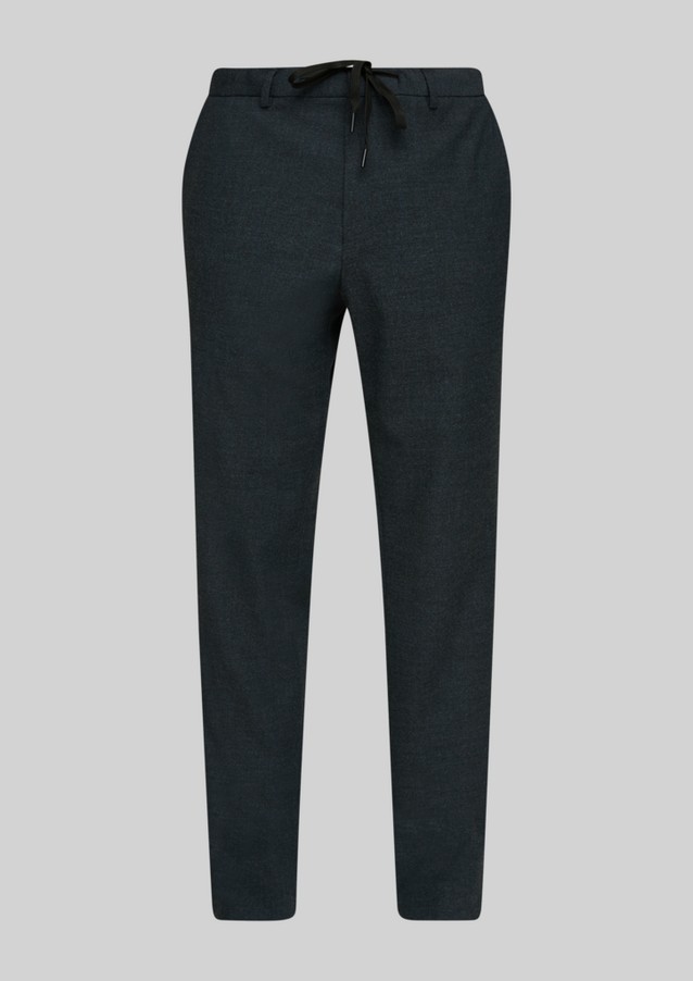 Men Trousers | Slim: stretch wool blend trousers - UC96273
