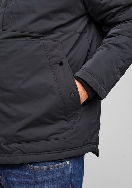 Herren Big Sizes | Wasserabweisende Jacke mit Webpelz - JX59384