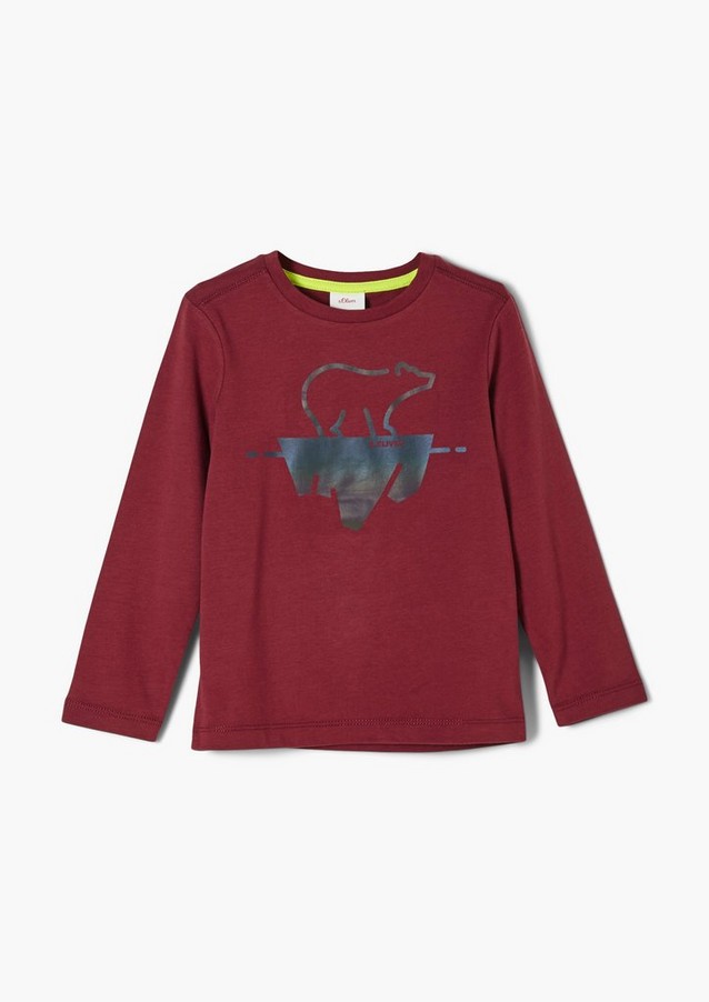 Junior Kids (sizes 92-140) | Jersey top with a polar bear motif - UR64256