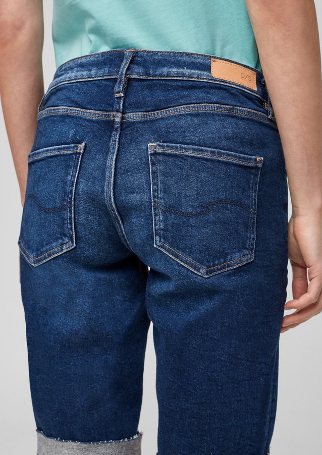 Femmes Shorts | Slim Fit : bermuda en jean - XS33824