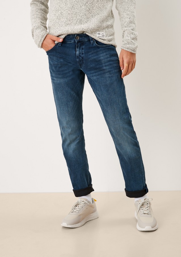 Herren Jeans | Slim: Elastische Bluejeans - TB22816