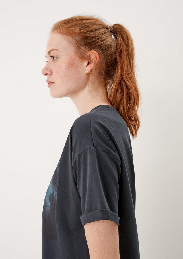 Femmes Shirts & tops | Haut en jersey à imprimé sur le devant - WJ35444