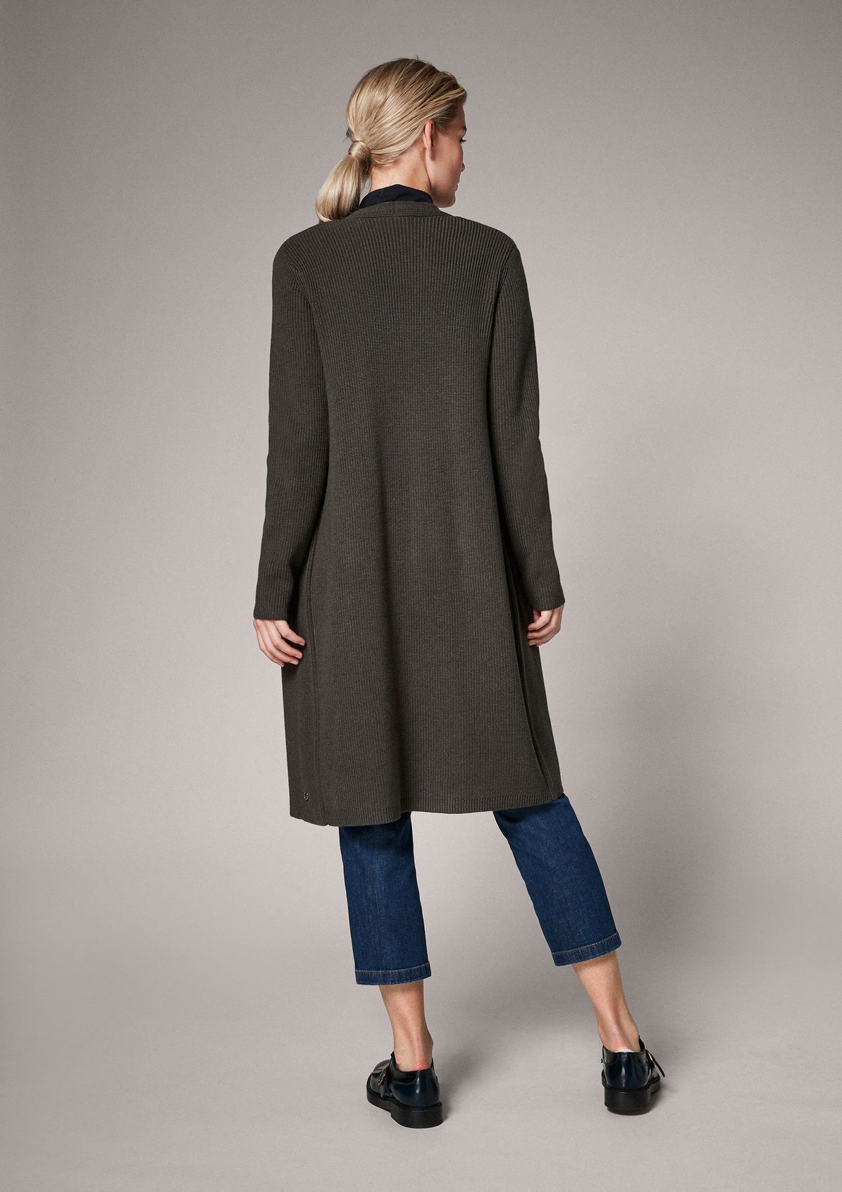 Wool blend cardigan with cashmere from comma