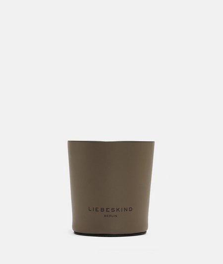 Leather plant pot from liebeskind