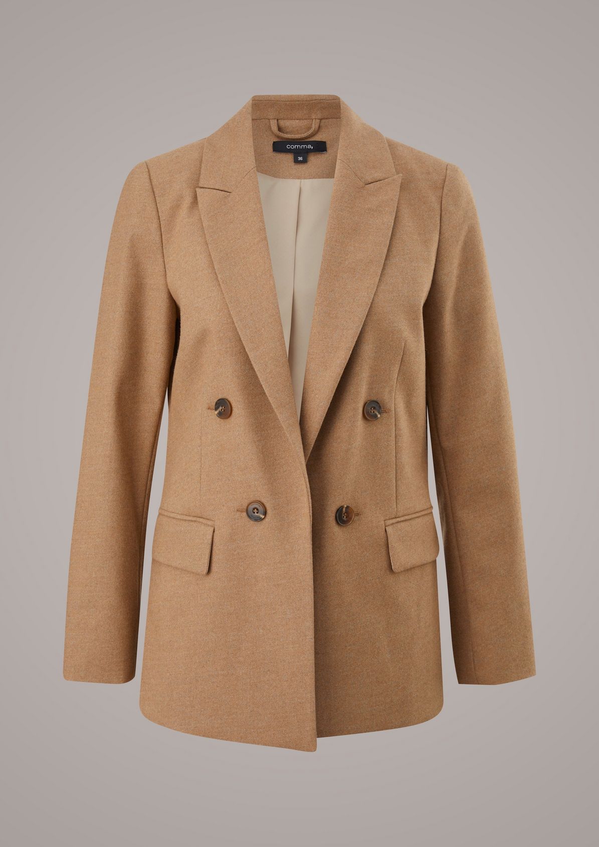 Long blazer with decorative buttons from comma