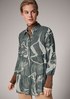 Feminine printed blouse with 3/4-length sleeves from comma