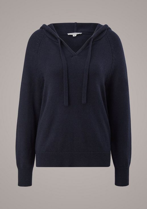 Fine knit hoodie from comma