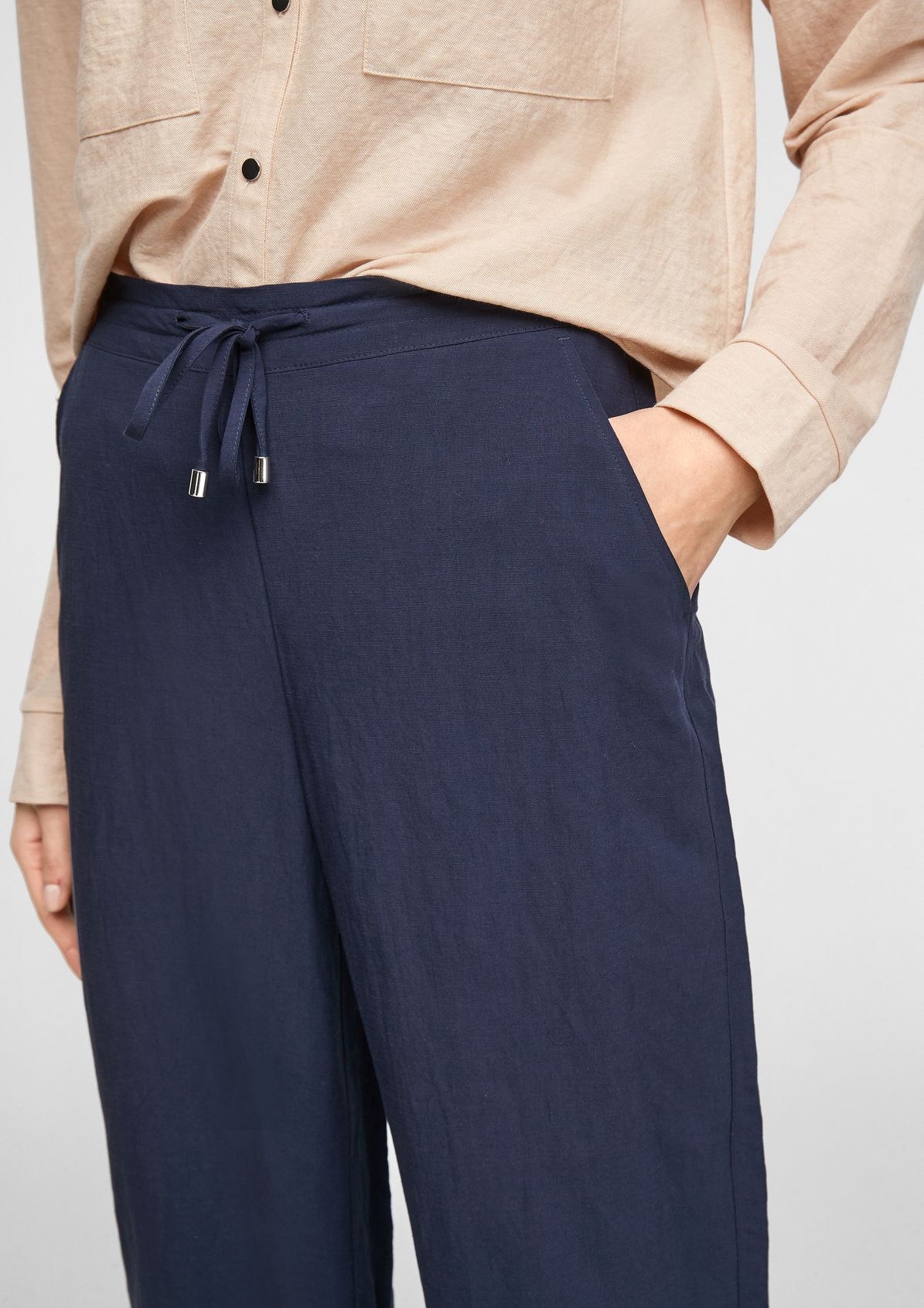Regular Fit: wide-leg trousers from comma
