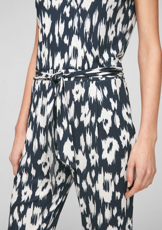 Printed lyocell jumpsuit from comma