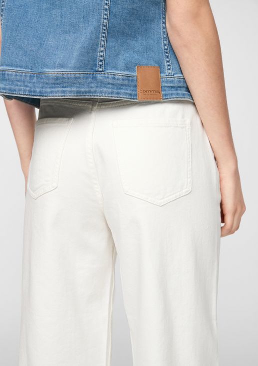 Regular Fit: Jeans im Culotte-Stil 