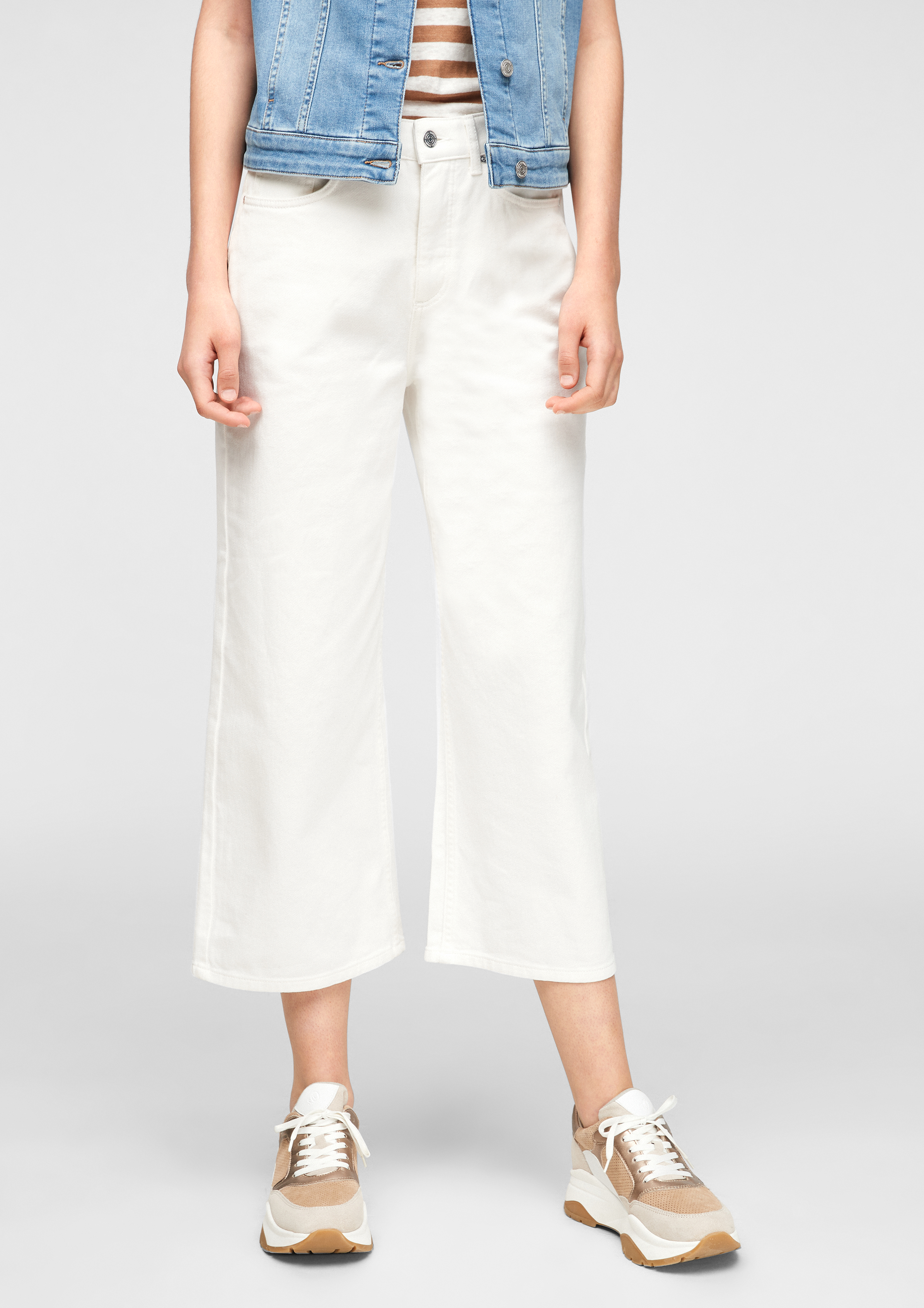 comma Regular Fit: Jeans im Culotte-Stil