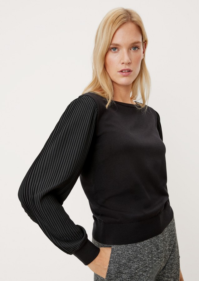 Women Tops | Jumper with pleated sleeves - GX96793
