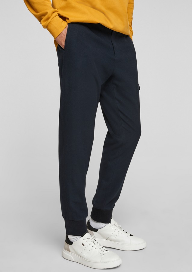 Men Trousers | Regular: cargo trousers with wool - PY12187