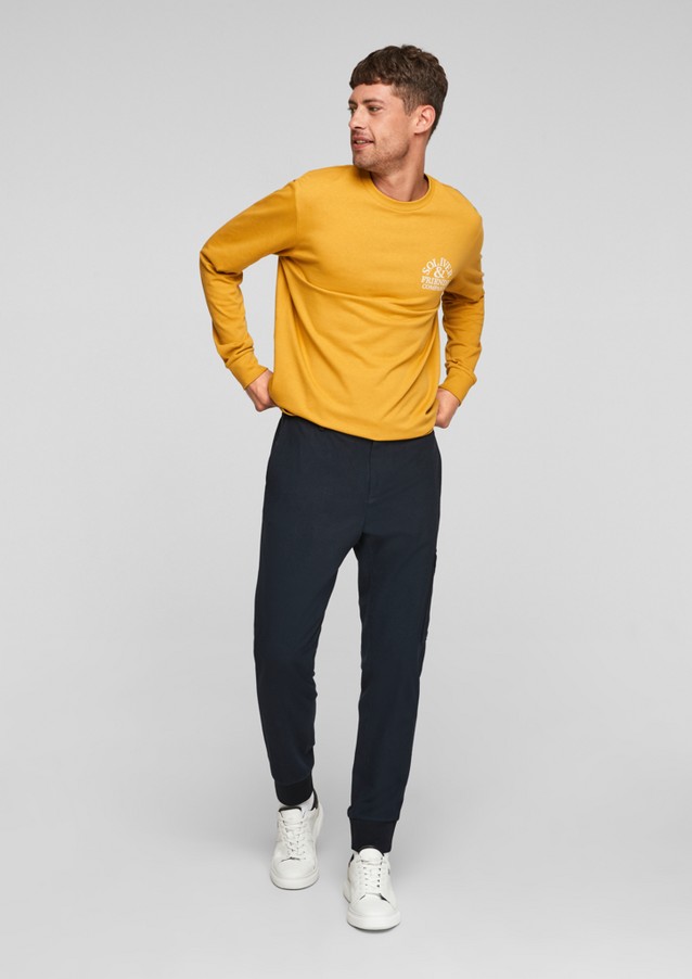 Men Trousers | Regular: cargo trousers with wool - PY12187
