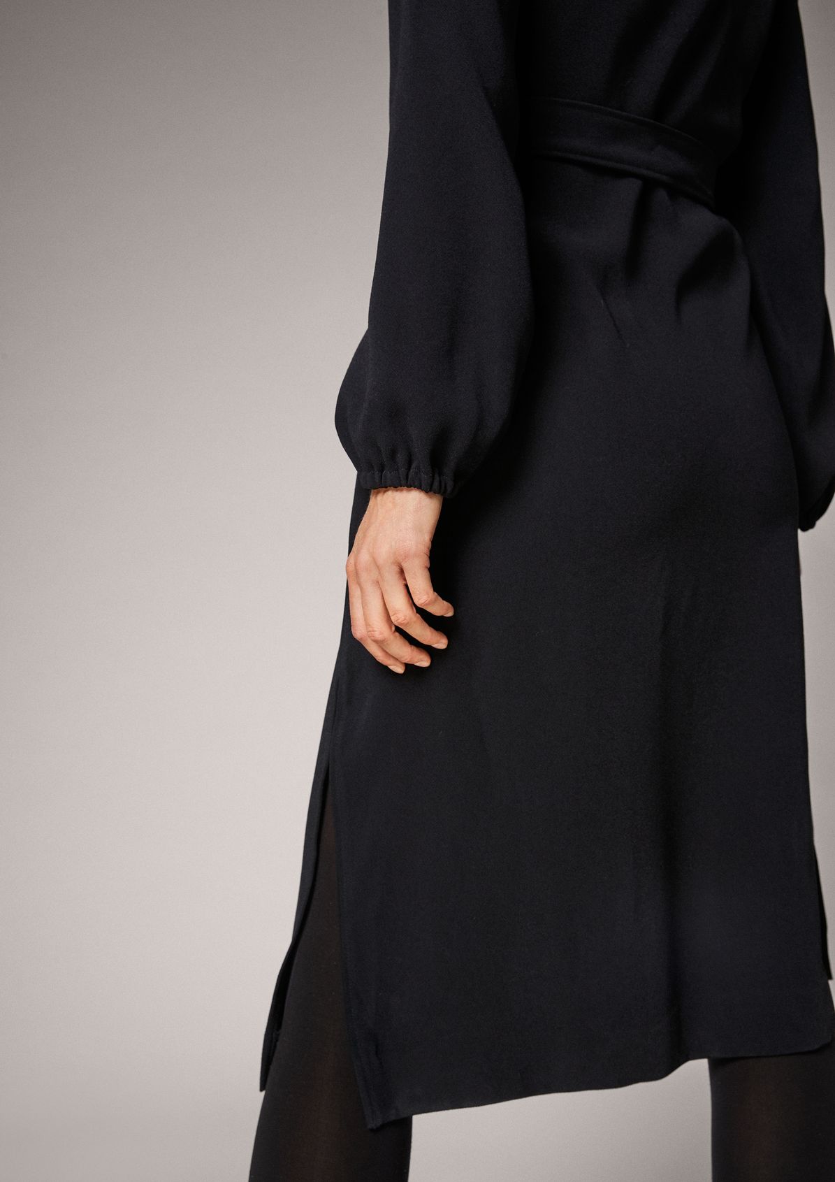 Shirt dress with twill texture from comma