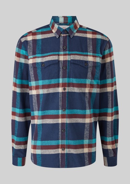 Hommes Chemises | Regular : chemise en twill à motif à carreaux - YV35776