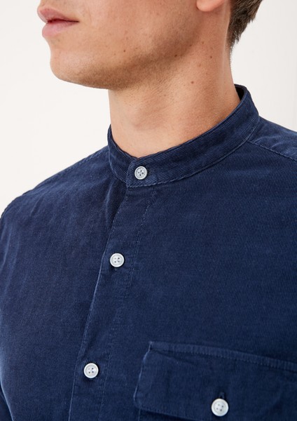 Hommes Chemises | Slim : chemise en velours milleraies - ND19470