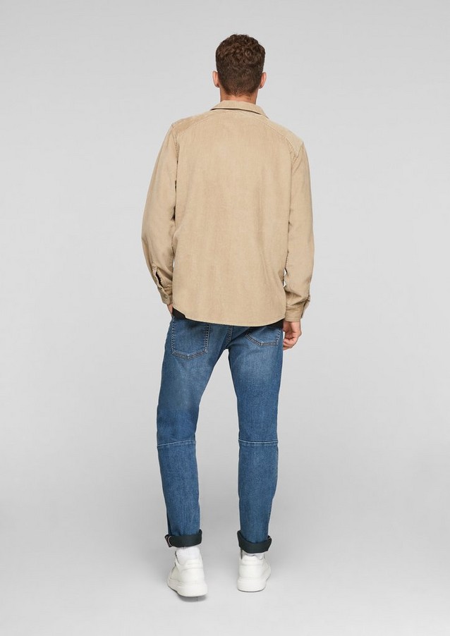 Hommes Chemises | Regular : chemise en velours côtelé - CP56121
