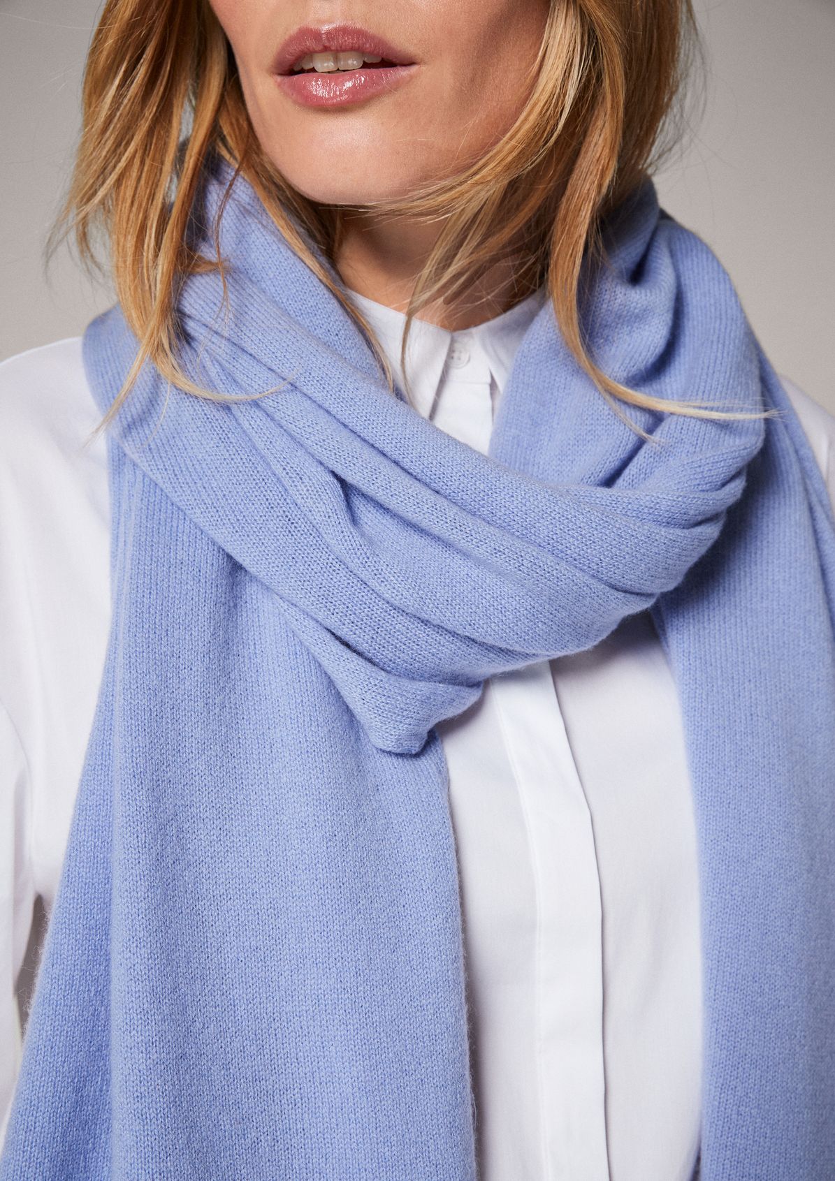Wool scarf with cashmere from comma