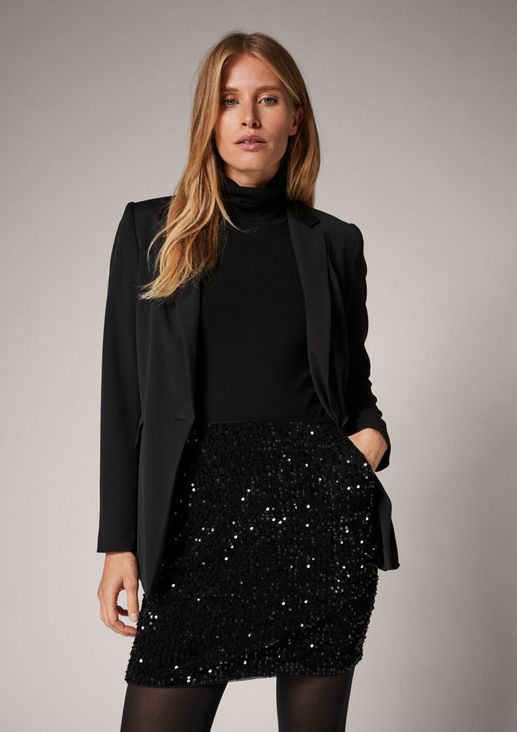 Mini skirt with sequins from comma