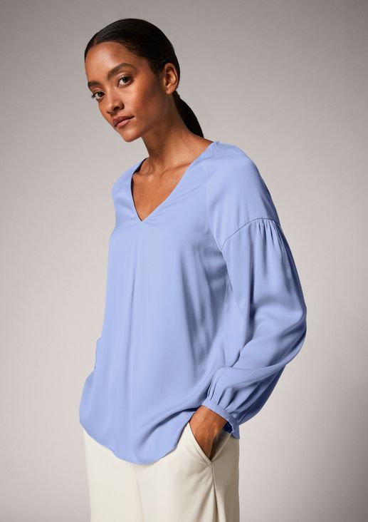 Blouse with balloon sleeves from comma