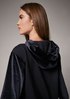 Hooded dress with velvet details from comma