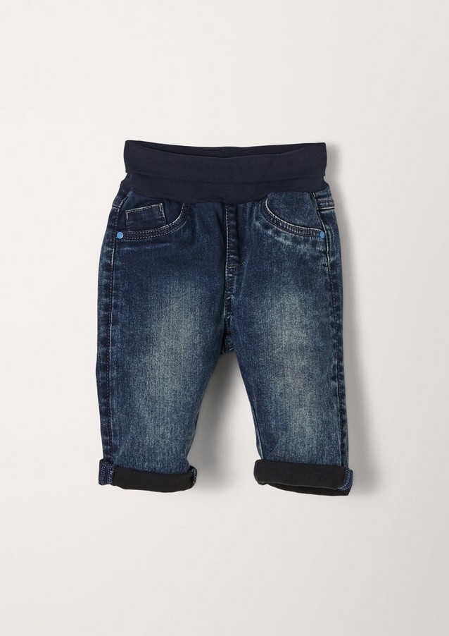 Junior Jungen (Größen 50-92) | Jeans mit Umschlagbund - TK51922