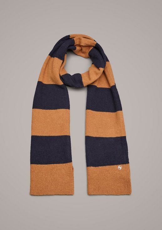 Scarf with block stripes from comma