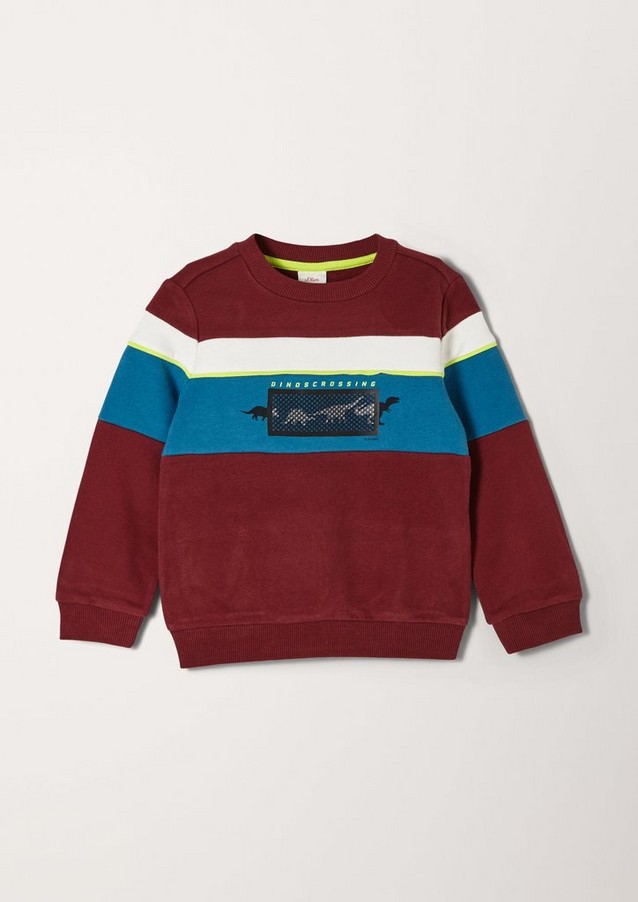 Junior Kids (sizes 92-140) | Sweatshirt with colour blocking - AU76029