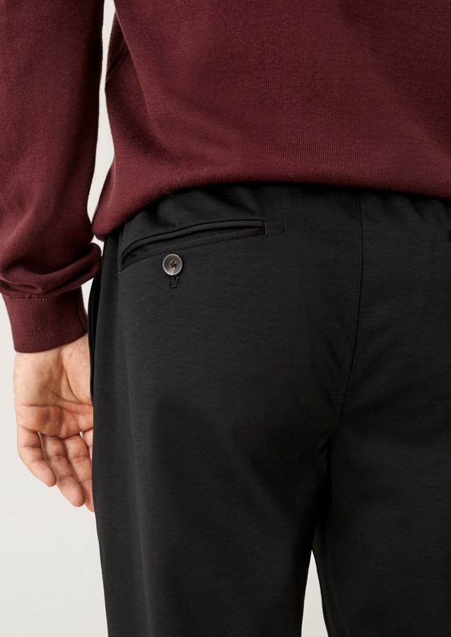 Men Trousers | Slim: tracksuit bottoms with waist pleats - MM84445