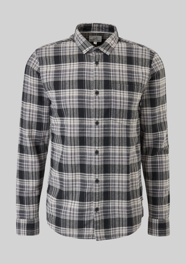 Hommes Chemises | Extra Slim Fit : chemise à carreaux en coton - NX33034