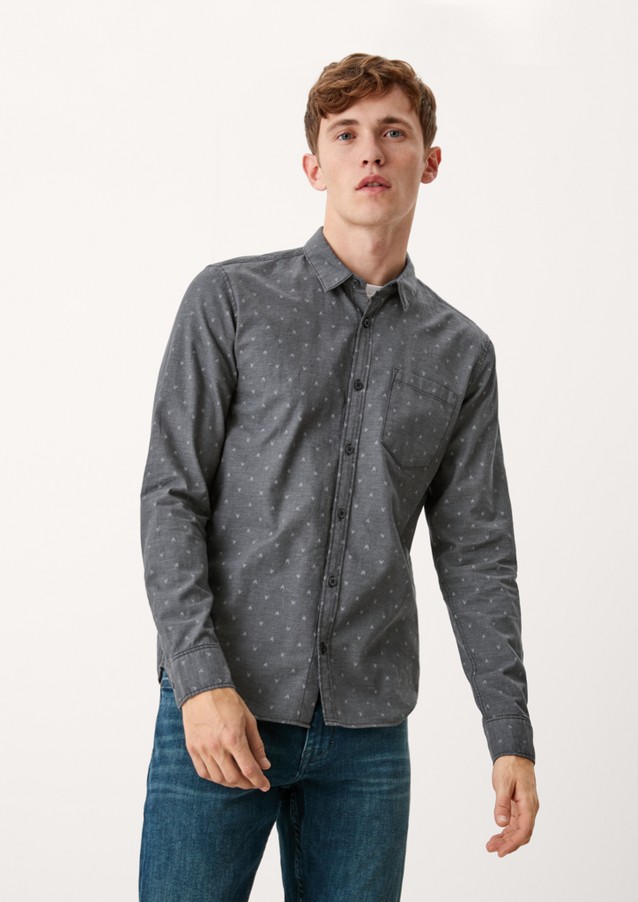 Herren Hemden | Extra Slim: Hemd mit Muster - LB33043