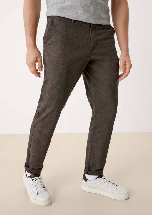 Hommes Pantalons | Slim : pantalon de texture tissée - AR71352