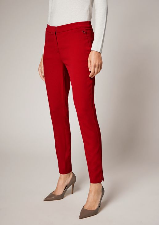Slim: elegant 7/8-length trousers from comma