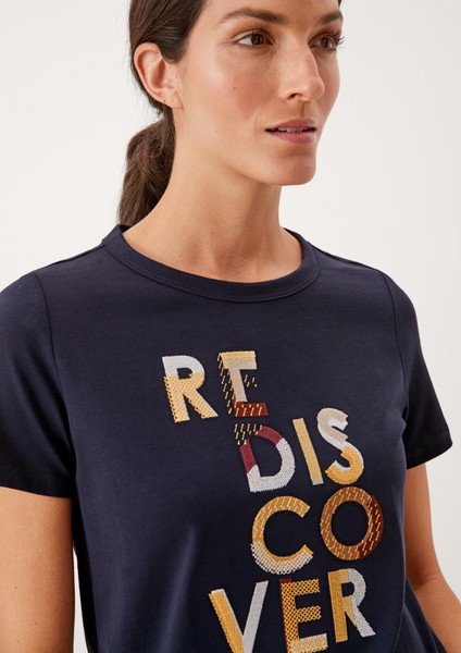 Damen Shirts & Tops | Jerseyshirt mit Stickerei - SC22823